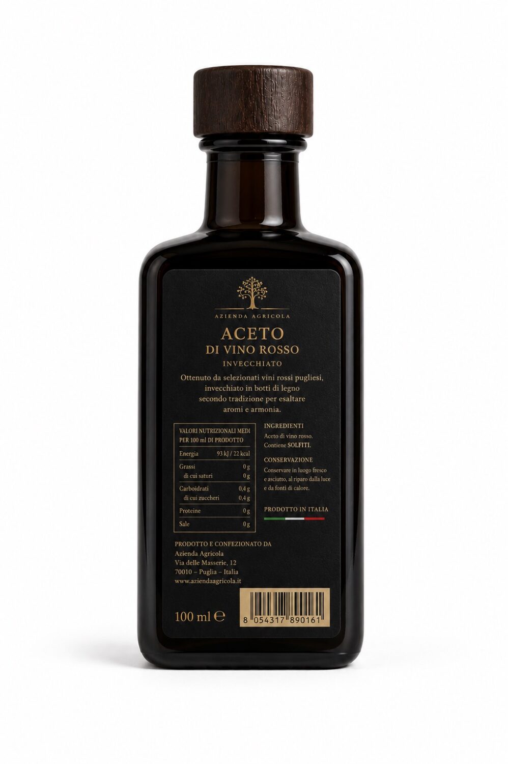 Aceto di Vino Rosso Invecchiato 100ml